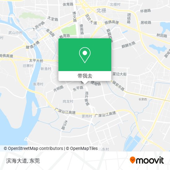 滨海大道地图