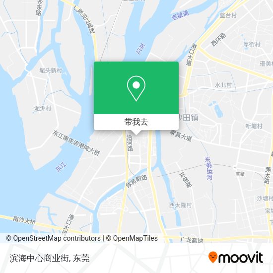 滨海中心商业街地图