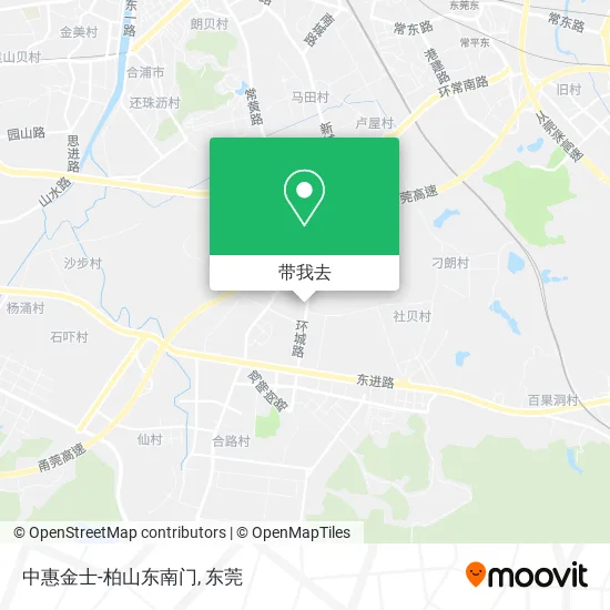 中惠金士-柏山东南门地图