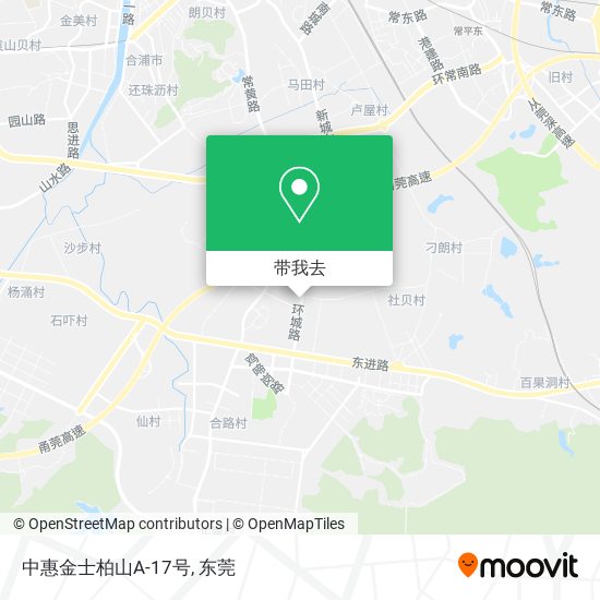 中惠金士柏山A-17号地图
