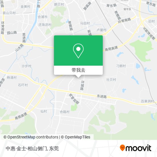 中惠·金士-柏山侧门地图
