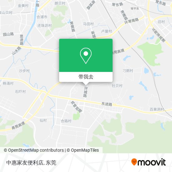 中惠家友便利店地图