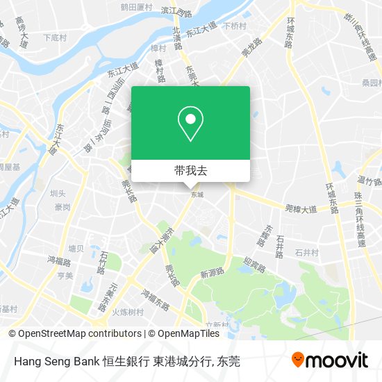 Hang Seng Bank 恒生銀行 東港城分行地图