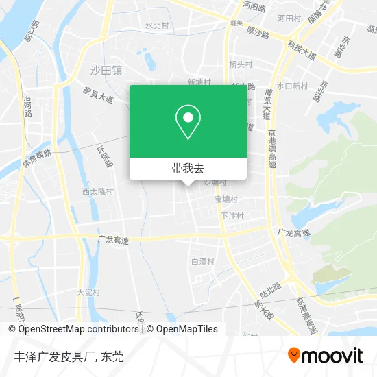 丰泽广发皮具厂地图