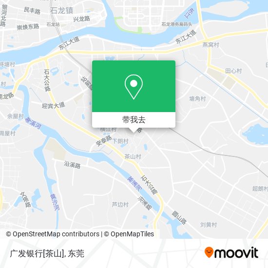 广发银行[茶山]地图