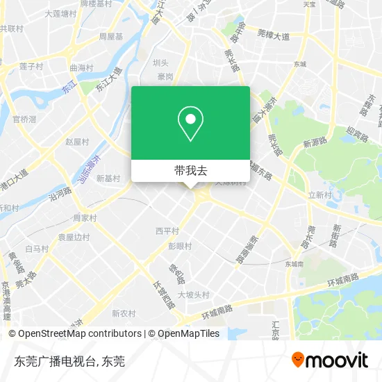 东莞广播电视台地图