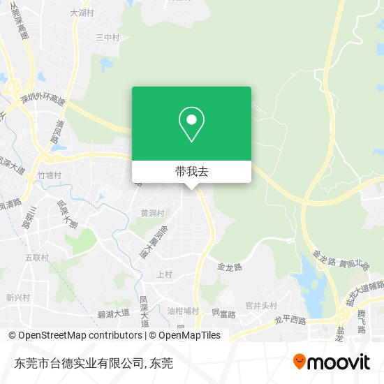 东莞市台德实业有限公司地图