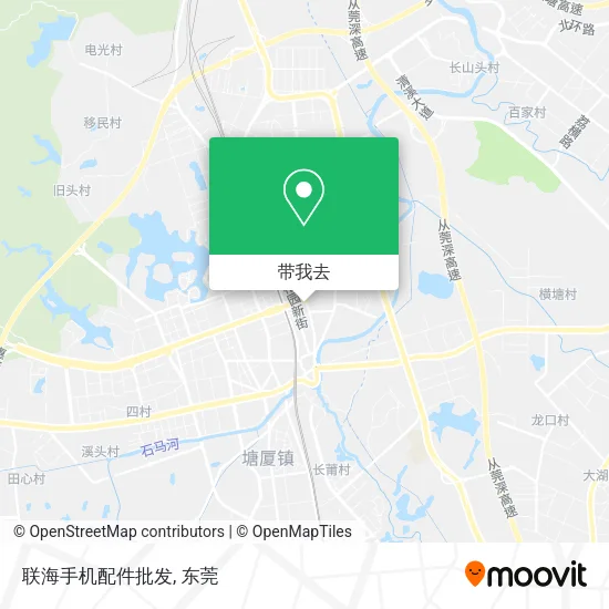 联海手机配件批发地图
