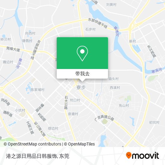 港之源日用品日韩服饰地图