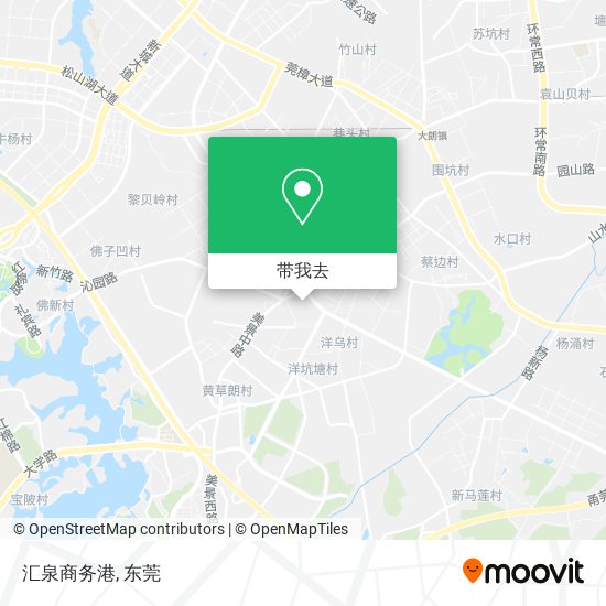 汇泉商务港地图
