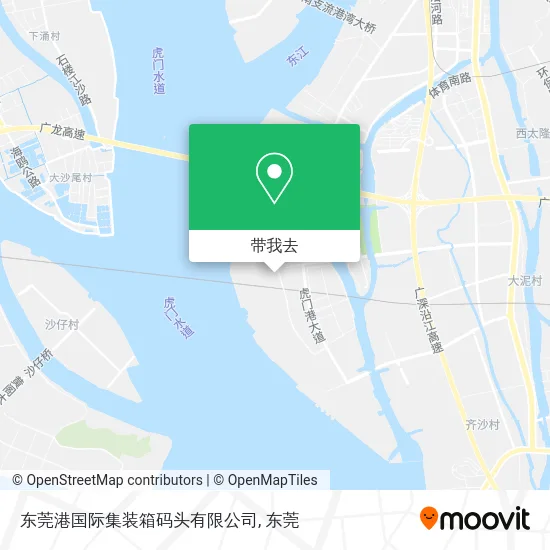 东莞港国际集装箱码头有限公司地图