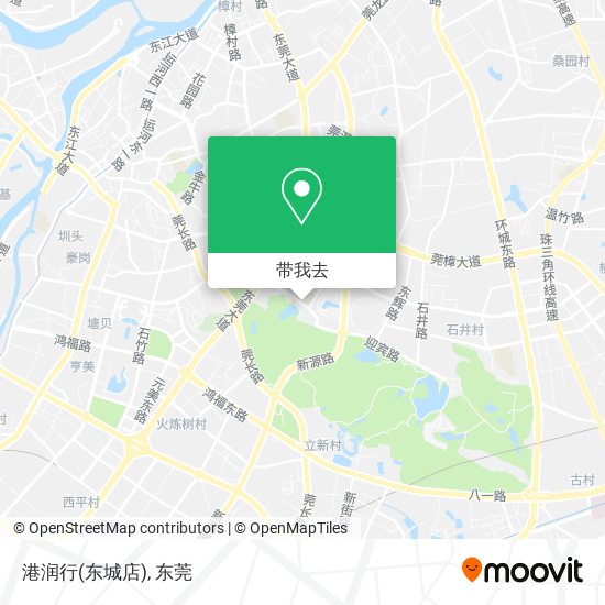 港润行(东城店)地图