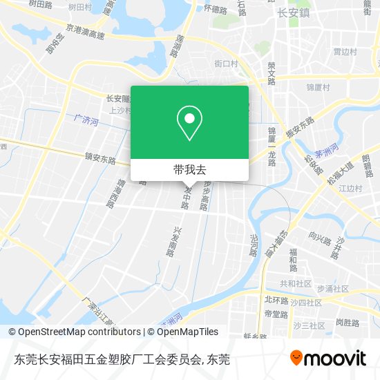 东莞长安福田五金塑胶厂工会委员会地图