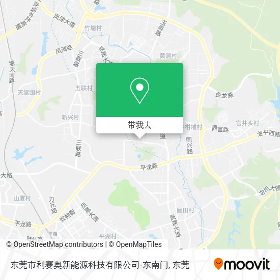 东莞市利赛奥新能源科技有限公司-东南门地图