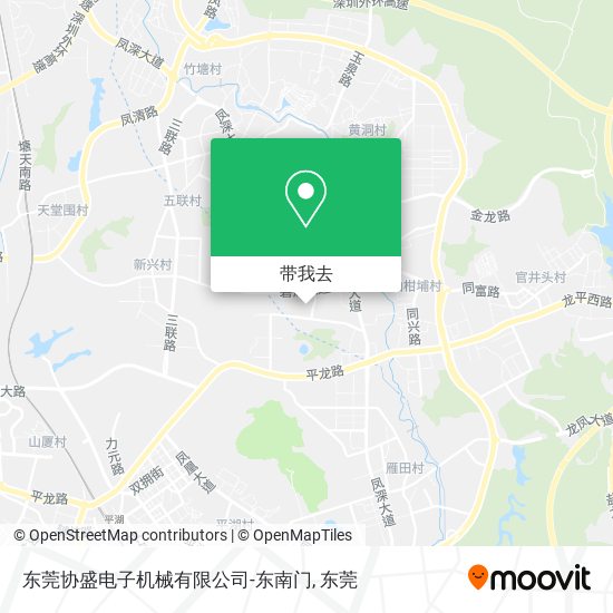 东莞协盛电子机械有限公司-东南门地图