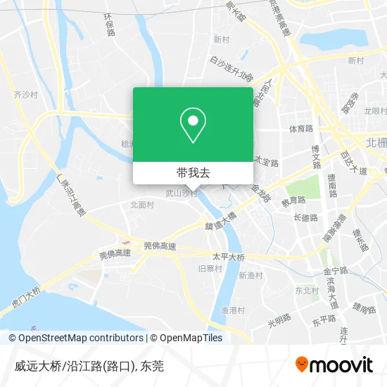 威远大桥/沿江路(路口)地图