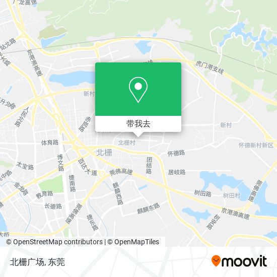 北栅广场地图