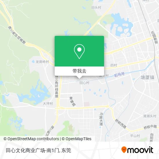 田心文化商业广场-南1门地图