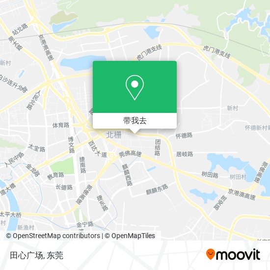 田心广场地图