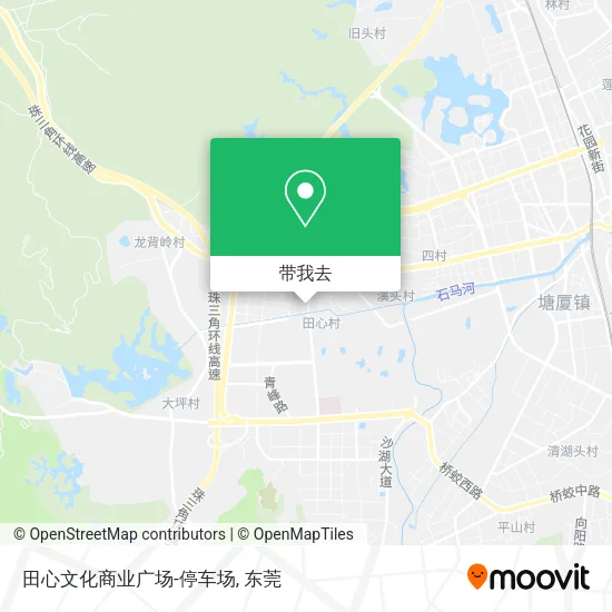 田心文化商业广场-停车场地图