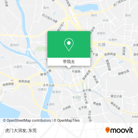 虎门大润发地图