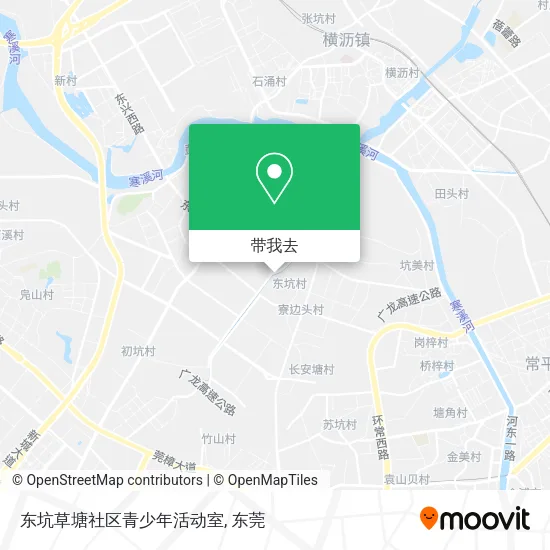 东坑草塘社区青少年活动室地图