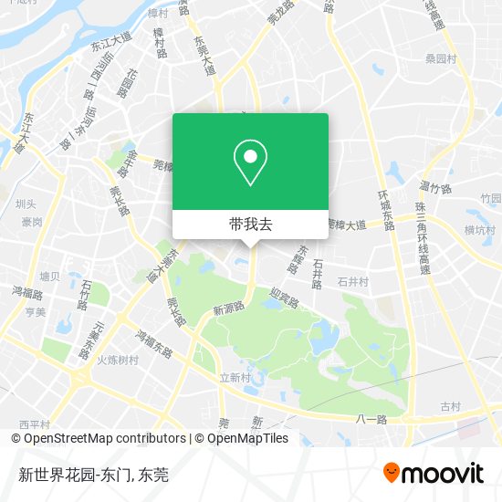 新世界花园-东门地图