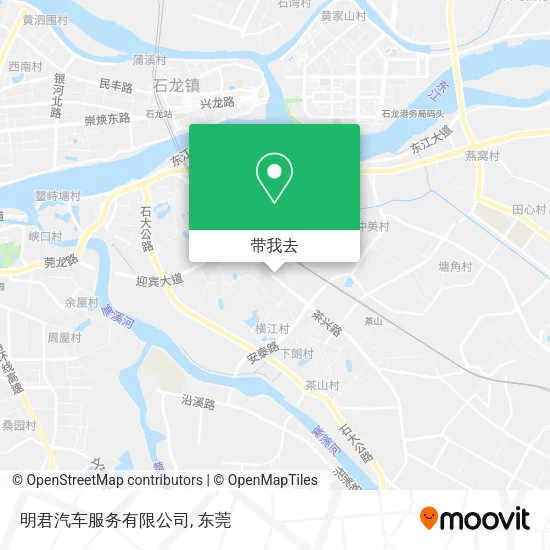 明君汽车服务有限公司地图