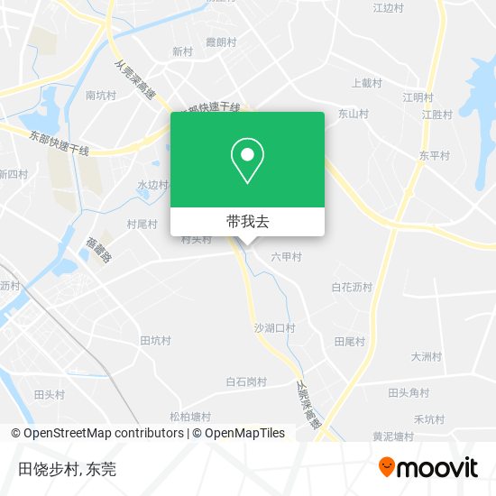 田饶步村地图