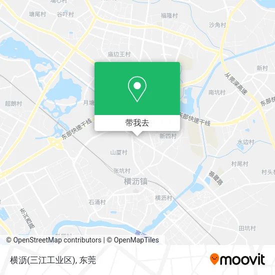 横沥(三江工业区)地图