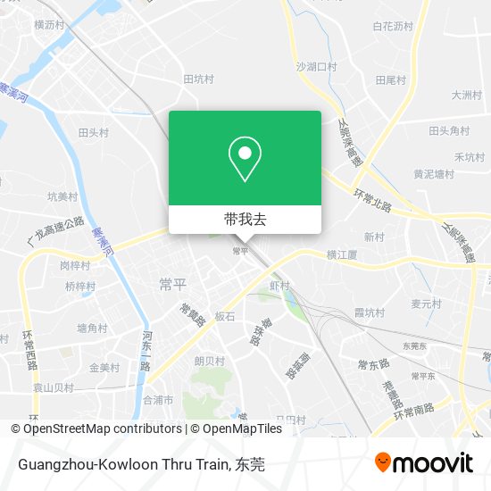 Guangzhou-Kowloon Thru Train地图