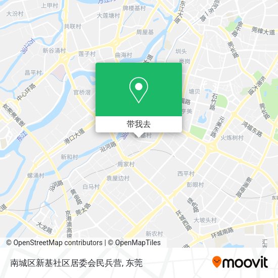 南城区新基社区居委会民兵营地图