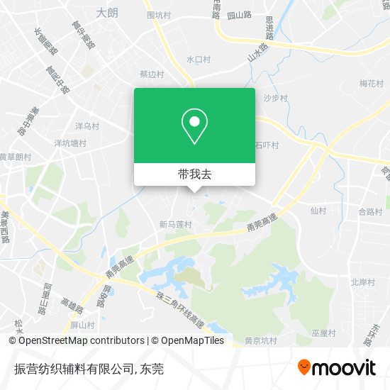 振营纺织辅料有限公司地图
