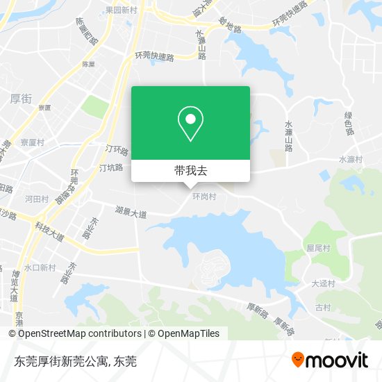 东莞厚街新莞公寓地图