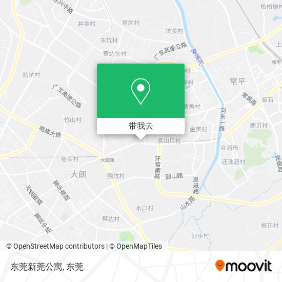 东莞新莞公寓地图
