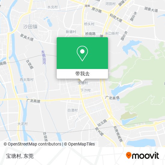 宝塘村地图