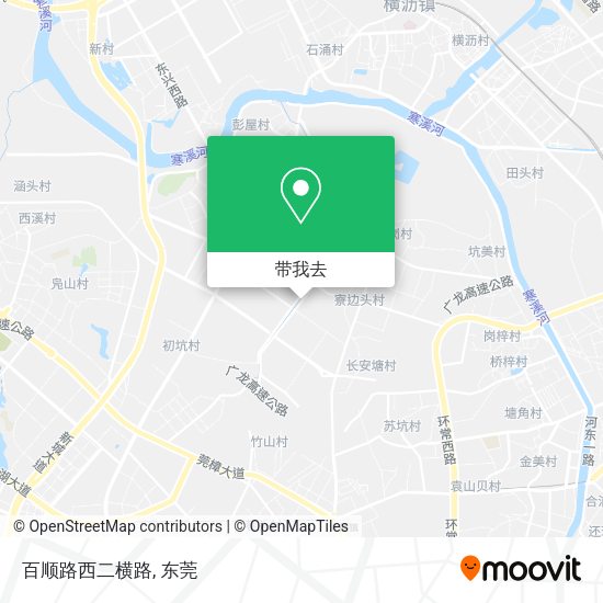 百顺路西二横路地图