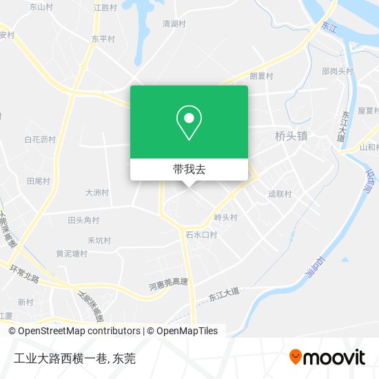 工业大路西横一巷地图