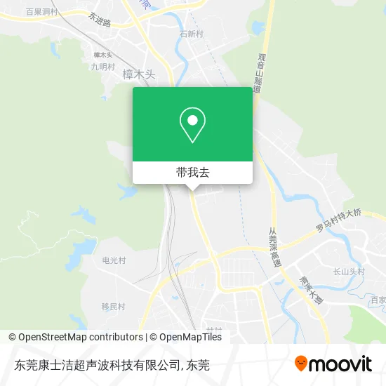 东莞康士洁超声波科技有限公司地图