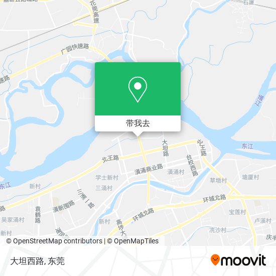 大坦西路地图