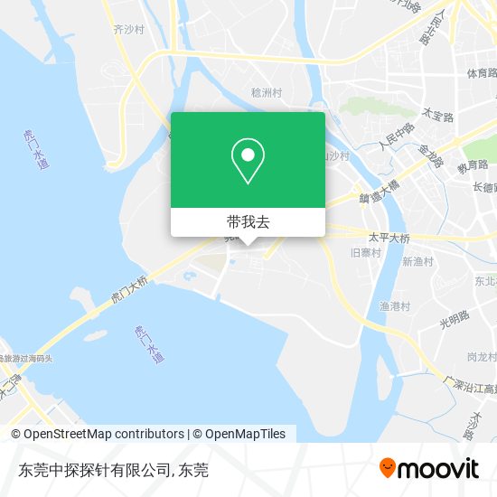 东莞中探探针有限公司地图