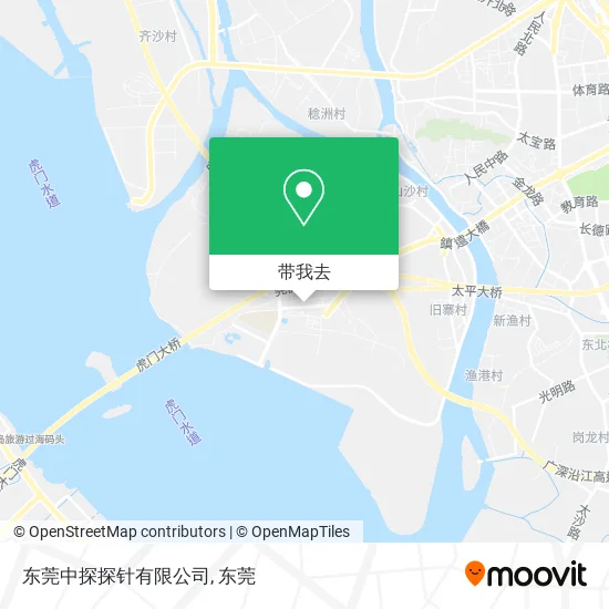 东莞中探探针有限公司地图