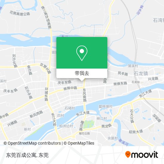 东莞百成公寓地图