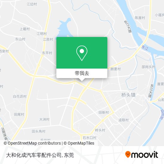 大和化成汽车零配件公司地图