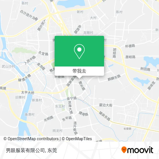 男眼服装有限公司地图