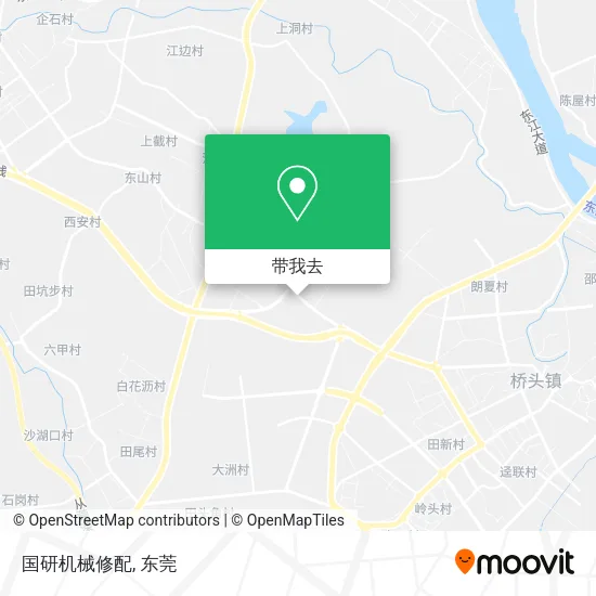 国研机械修配地图