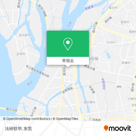法研联华地图
