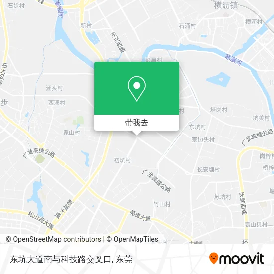 东坑大道南与科技路交叉口地图