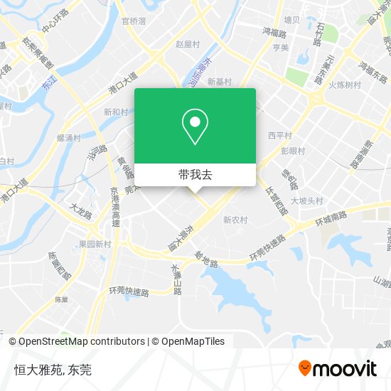 恒大雅苑地图