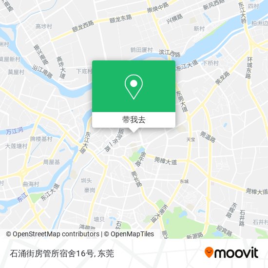 石涌街房管所宿舍16号地图